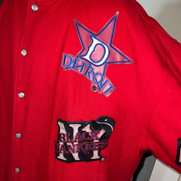 JH Negro LEAGUE Varsity PATCH Jacket - Picture 3 of 16